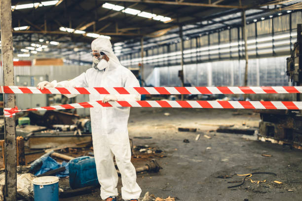 Professional Biohazard technician working in Barnardsville, NC